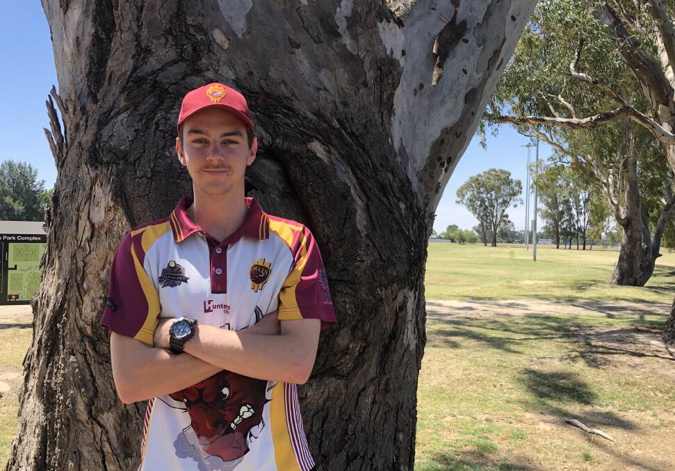 ON THE UP: At 21, Lake Albert's Tom Doig is already putting together a strong cricket resume, including two first grade premierships. Picture: Peter Doherty