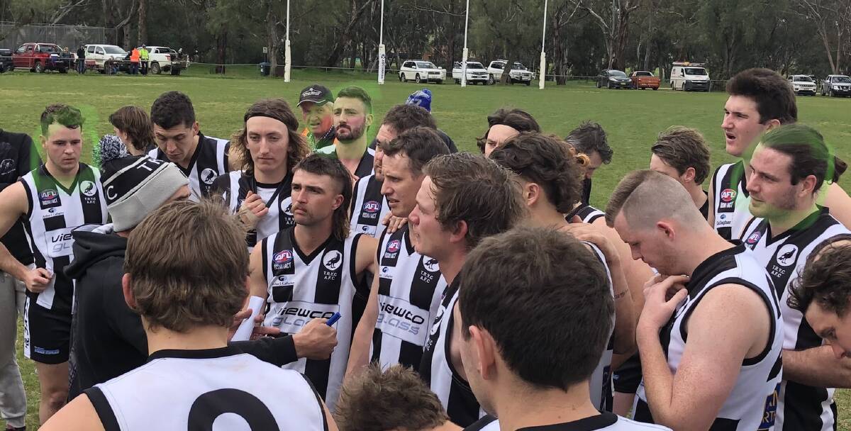 LOCKED DOWN: TRYC will be without Canberra trio Joe Hancock (far left), Dean Biermann (back, centre), and Riley Budd (far right) in Saturday's game at Temora. 