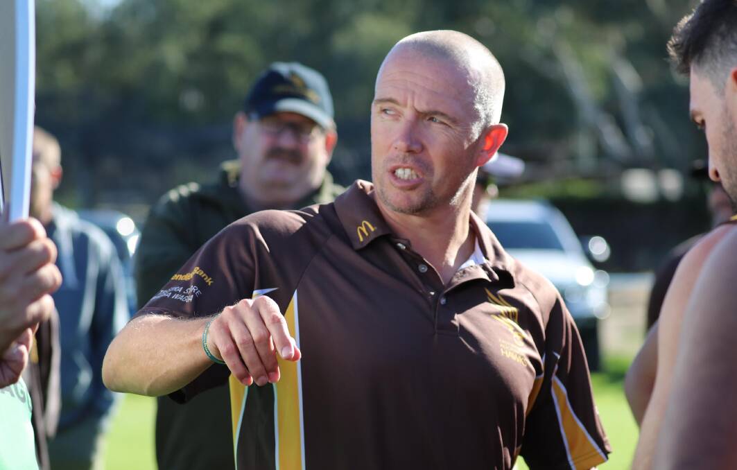 FULL STEAM AHEAD: East Wagga-Kooringal coach Matt Hard has re-signed for a third season at the Hawks. Picture: Les Smith
