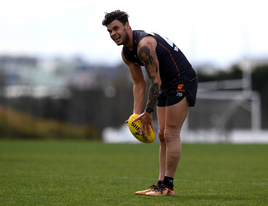 Narrandera product Zac Williams at Giants training this week. Picture: AAP