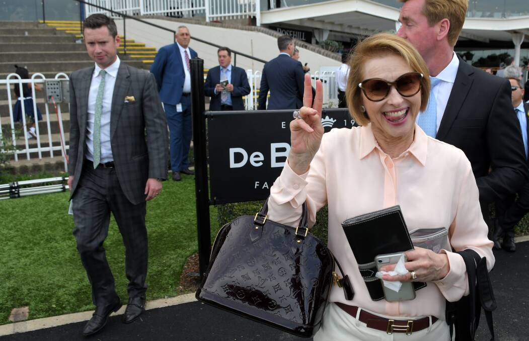 HOPEFUL: Adrian Bott (left) and Gai Waterhouse are sending Taikomochi to Wagga, as the stable chases a second Gold Cup in three years. Picture: AAP
