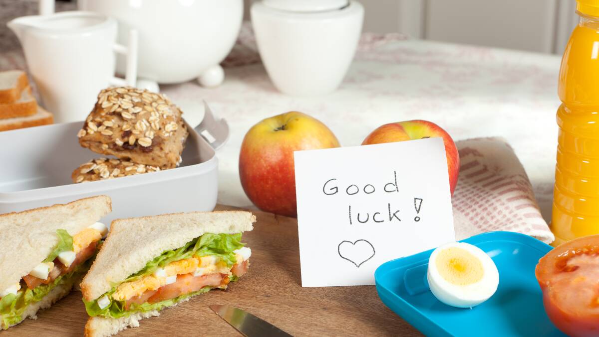 Put a little bit of love into every lunchbox, perhaps even a note. Picture: Shutterstock