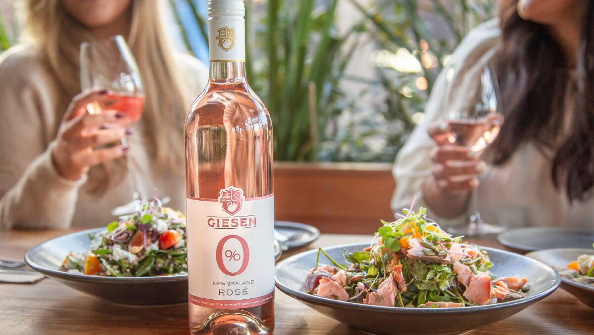 Zero-alcohol Giesen rose. Picture: Supplied