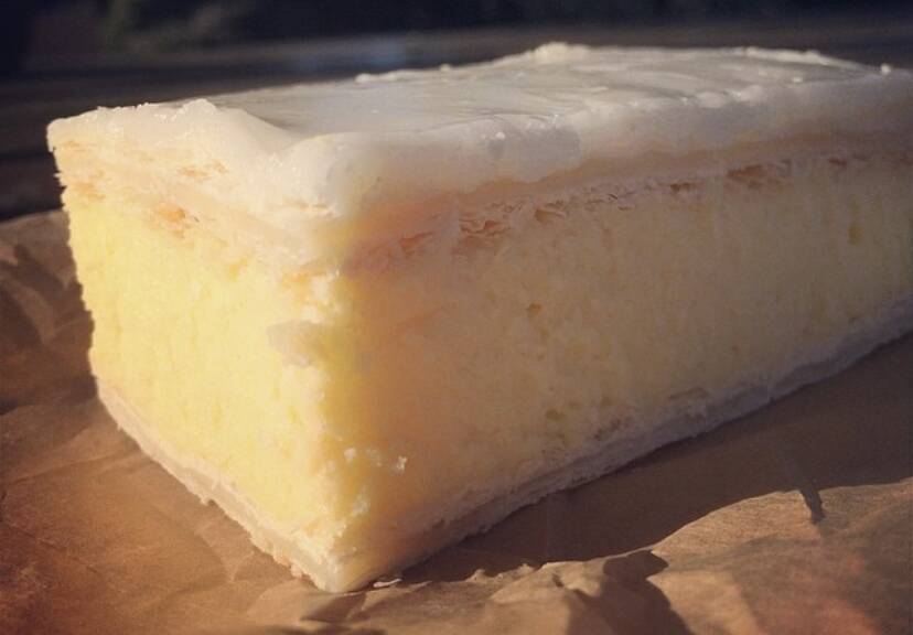 Victoria's Bruthen Bakery is well-known locally for its vanilla slice. Picture: Supplied