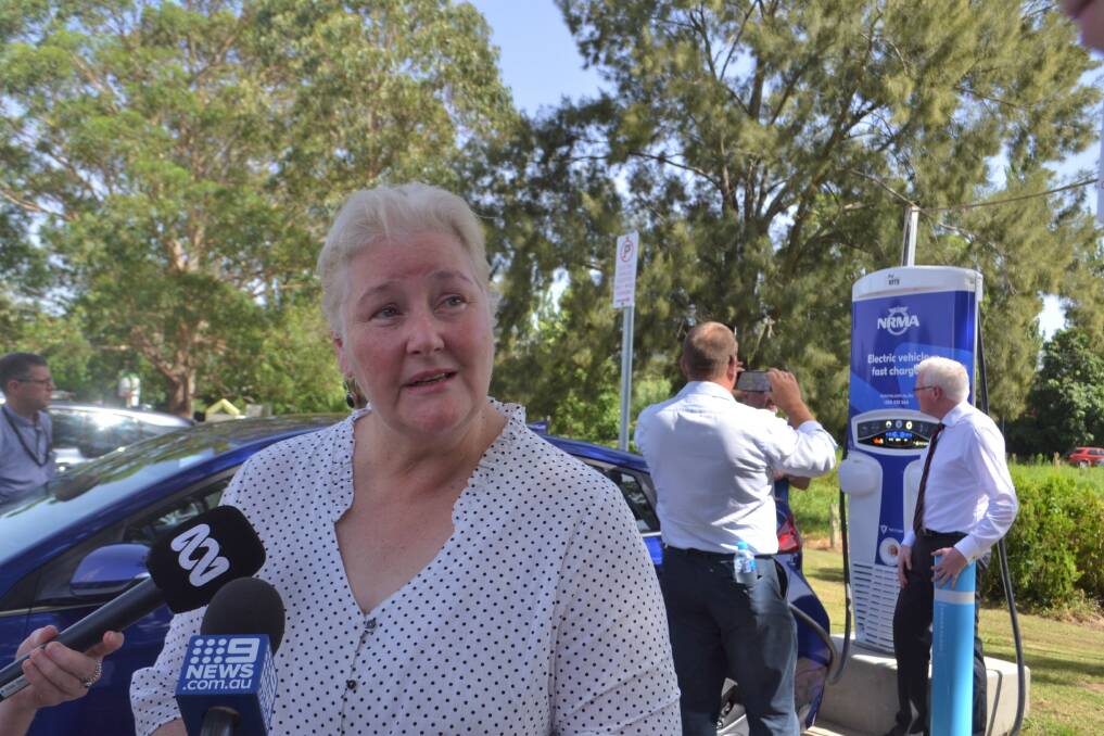 Gilmore MP Ann Sudmalis in Berry on Thursday. Picture: Rebecca Fist