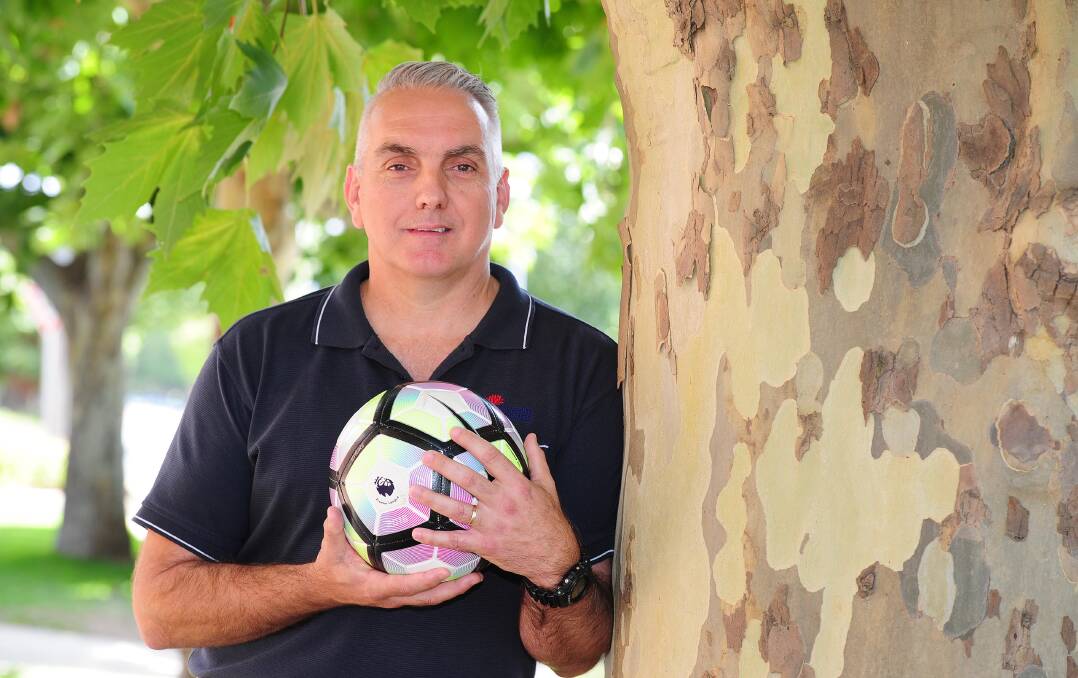 HOLDING THE FORT: Wagga United president Ian Hardinge, who has been on the Football Wagga board before, steps into president Erwin Budde's role on April 1 for four months. Picture: Kieren L. Tilly