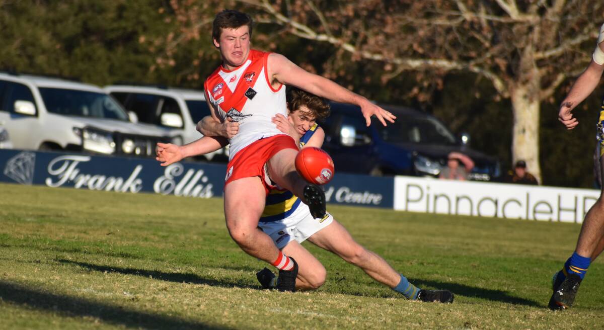 Jack Rowston will lead the Swans in the Riverina Football League for the first time this weekend against Mangoplah CUE. PHOTO: Liam Warren