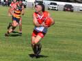 OPENING WIN: Swans' Michael Agnew provided his side plenty off the half back flank in their victory over Leeton-Whitton. PHOTO: Liam Warren