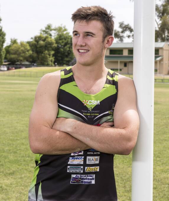 Youngster Liam Wiscombe turned in a good showing for Albury Thunder.