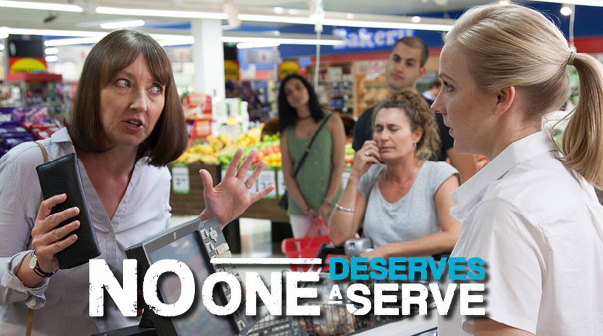 Angry Ants: The SDA, the union for retail workers, ran a campaign called "No One Deserves a Serve" in response to abuse and violence aimed at workers. Workers say bag checking is a common cause of customer outbursts. 