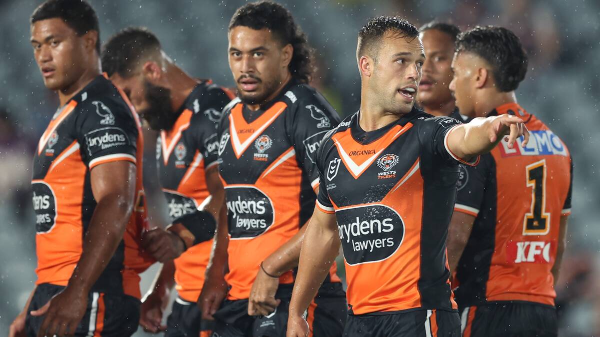 Wests Tigers No.7 Luke Brooks ... is ready to be unleashed again in 2022. Picture: Getty Images