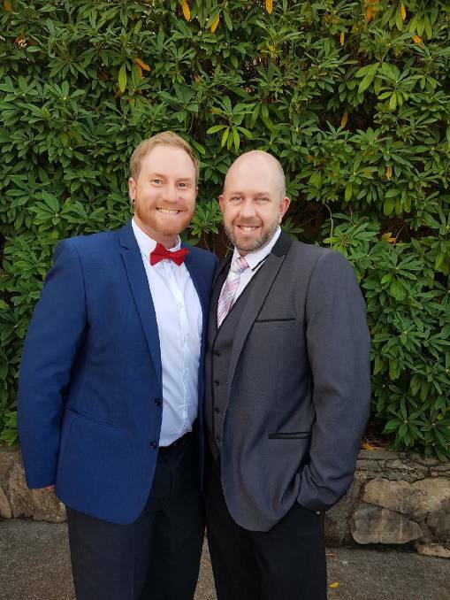 I DO: Riverina men Richard Brewer and Justin Bennett will soon be able to legally marry.