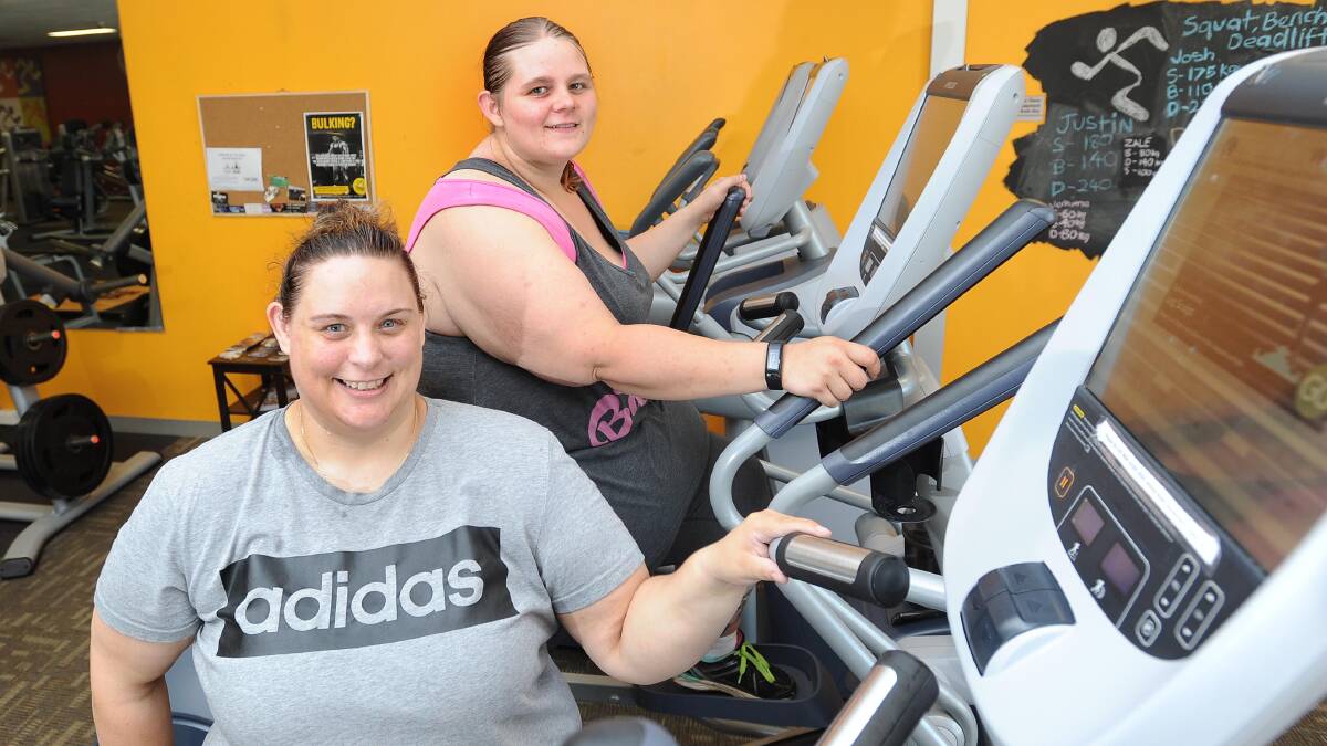 Sweat to success: Since 2016, dynamic duo Chez Bulmer and Cassandra Bela have worked as a team to accomplish their health goals. 