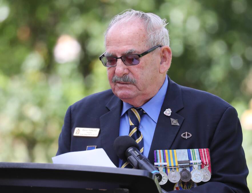 Korean War veteran Harry Edmonds steps down from top Wagga post