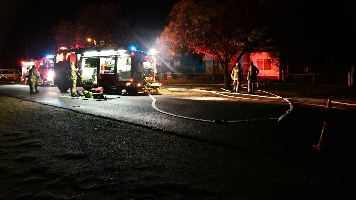 Speed praised after firefighters rush to save burning home