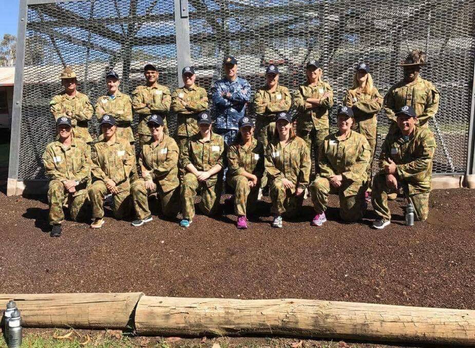 Sir, yes sir: A small group from the Riverina's business community observed and experienced two days of army life for Kapooka's 2017 VIP Challenge.
