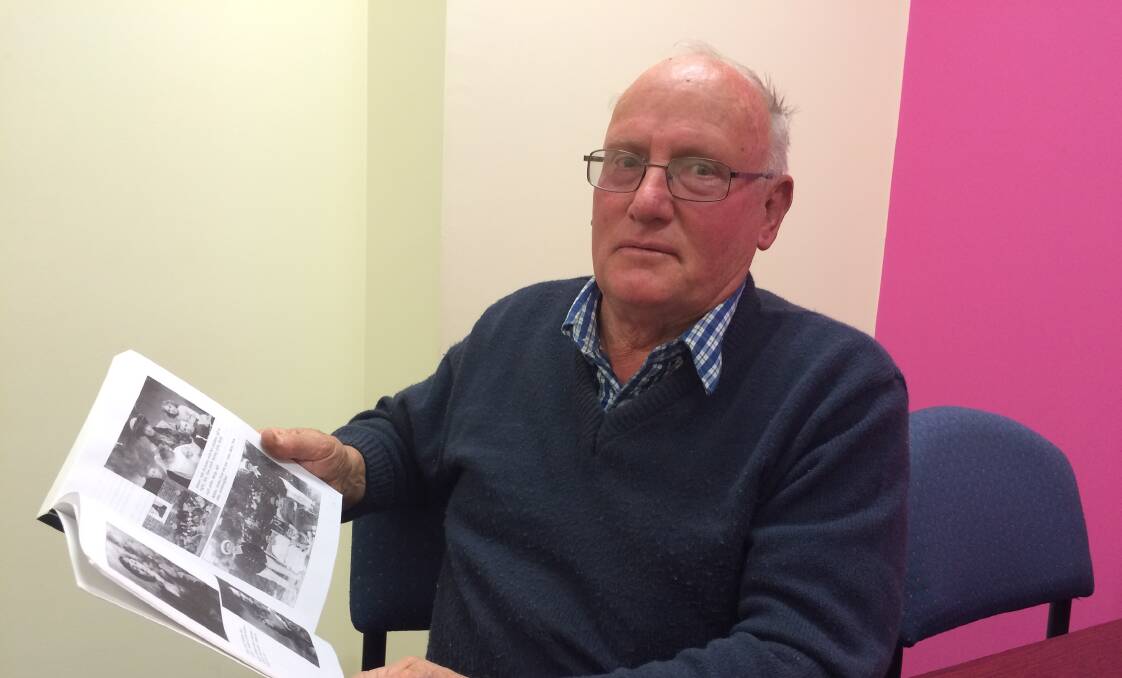 Pages of history: Marrar man Chris Nicholes published his father's short stories, immortalising his grandfather's WWI legacy.