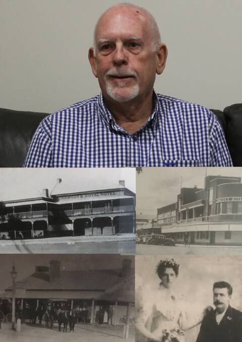 Brewing history: Wagga man Des Carmody shared the rich history of his family name - a well known hotelier name across the city. 