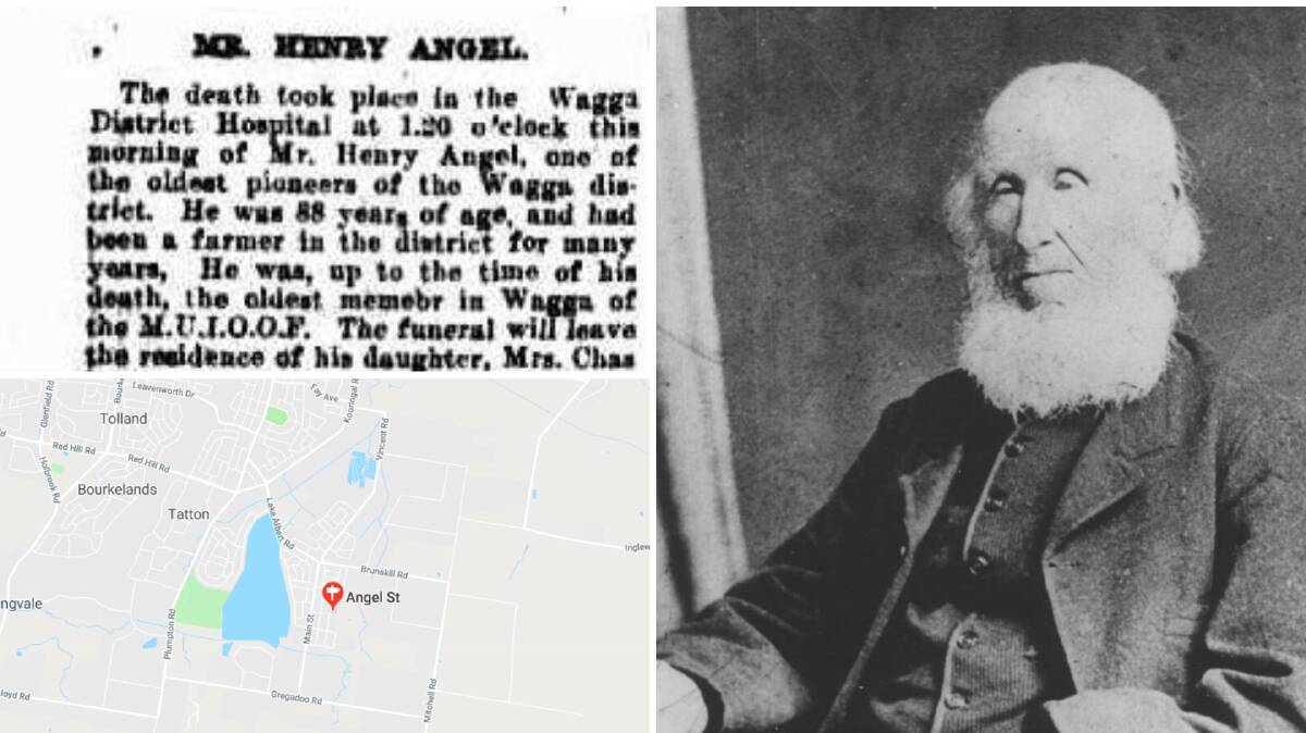Memory Lane: Angel Street's namesake, Henry Angel, had been a great pioneer. 