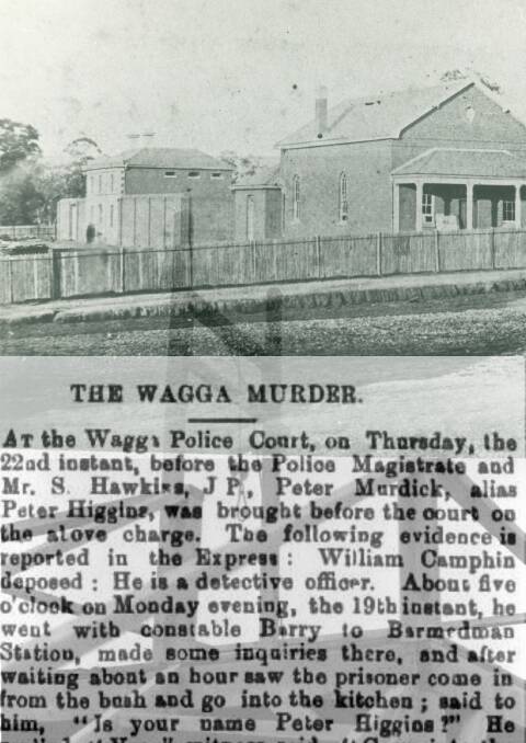 Rewind Wagga: Peter Murdick - alias Higgins - was the third man sentenced to die.
