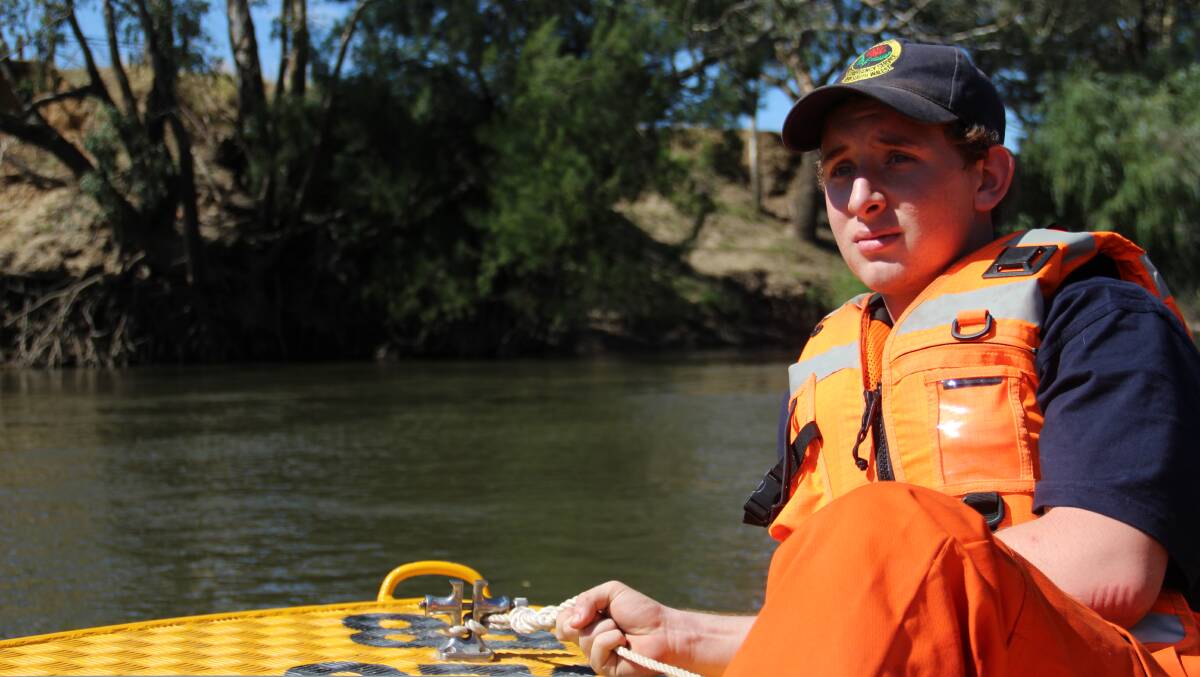 ANCHORS AWAY: NSW SES Wagga volunteer Simon Barnes will sacrifice his Sunday to patrol the Murrumbidgee River, keeping Gumi competitors safe alongside other emergency service members. 