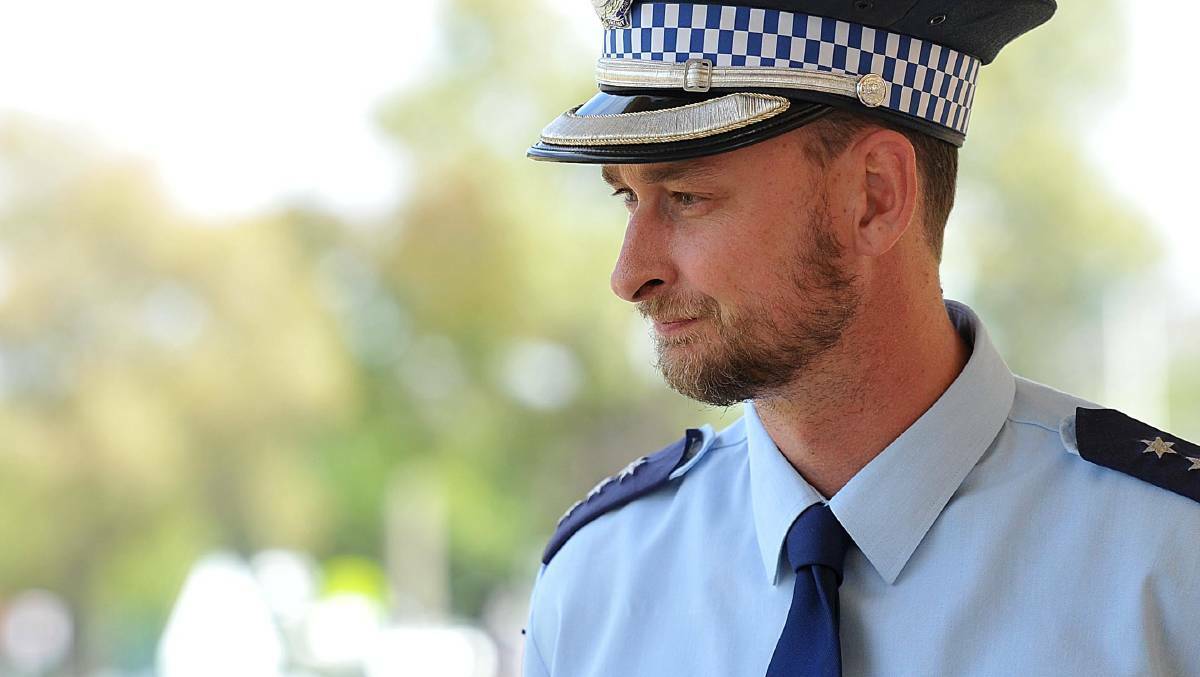 Wagga police Chief Inspector Andrew Spliet. 