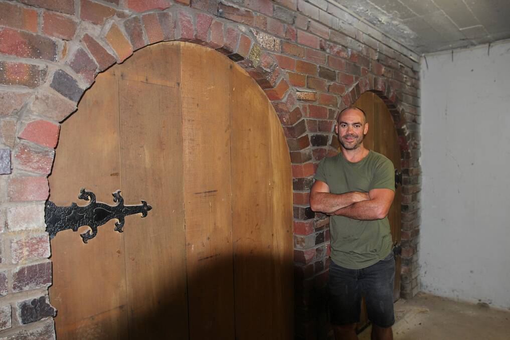 Myth or truth: Cafe Sonder building owner Danny Russell wonders if two basement doors could be part of the Fitzmaurice Street tunnels. 