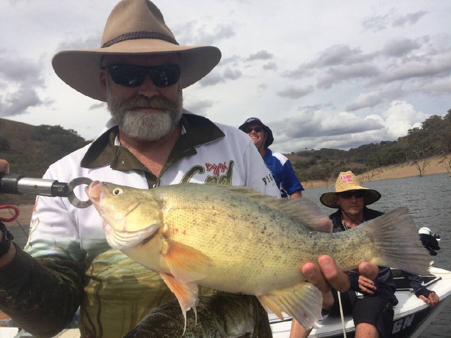 ALL YELLOW: Russell Hillier with a yella caught at Burrinjuck. Send your pictures tocraig@waggamarine.com.au or 0419 493 313.