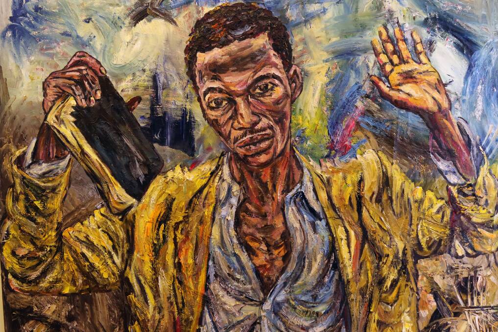 TRUTH OF WAR: The Preacher (1995) by George Gittoes, captures the image of a preacher during the Rwandan genocide.