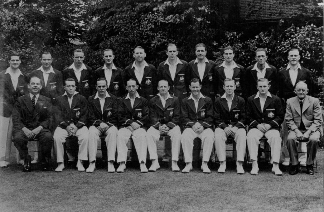 VALUES: The famous 1948 Australian touring team to England, led by Don Bradman. Graham Gorrel says our cricketing fraternity needs to turn to history to regain respect so grossly missing these days. 