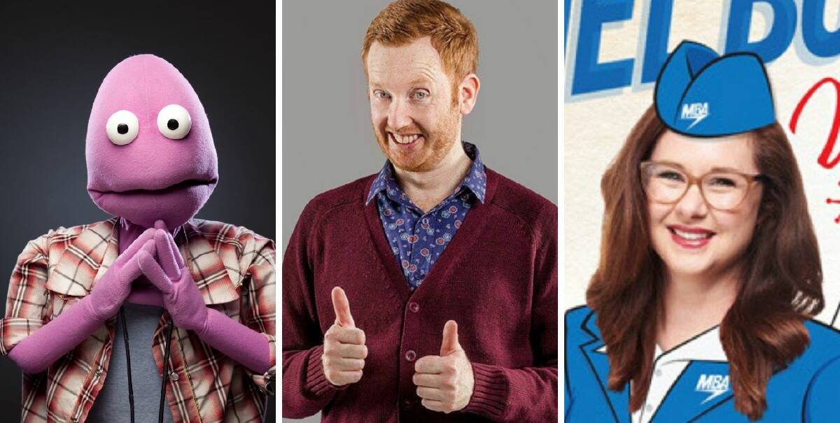 COMEDY FEST: Randy, Luke McGregor,and Mel Buttle are just three of the hilarious performers in a massive line-up of laughs at Wagga Comedy Fest.