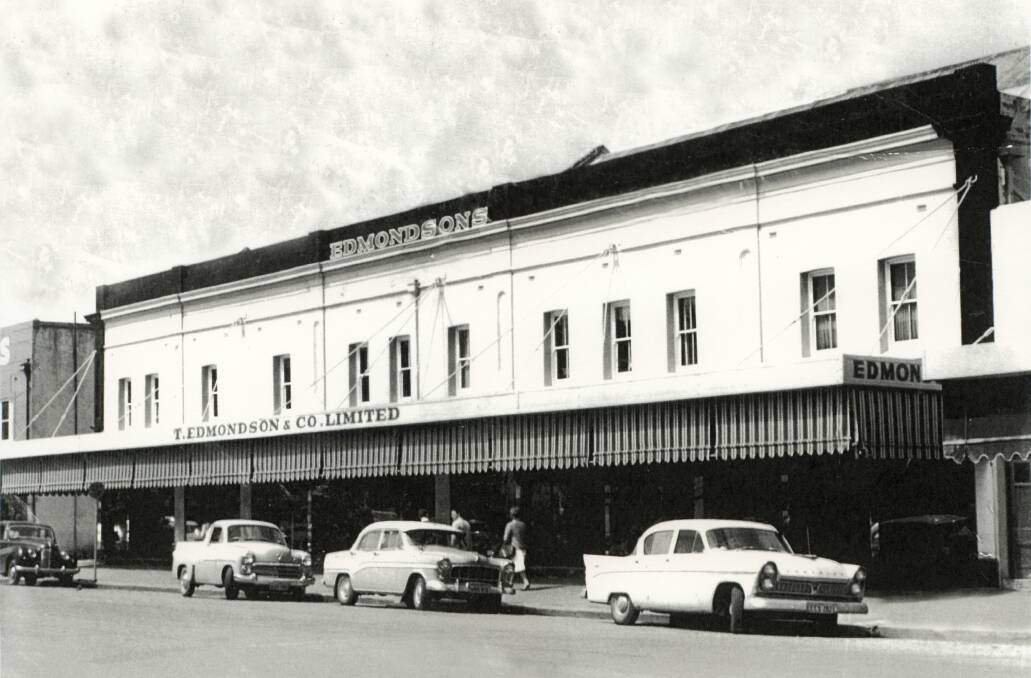 BELOVED: Edmondsons store, Gurwood Street in the early 1960s. Contact Wagga Wagga and District Historical Society at www.wwdhs.org.au or on Facebook at wagga.history. Picture: Sherry Morri