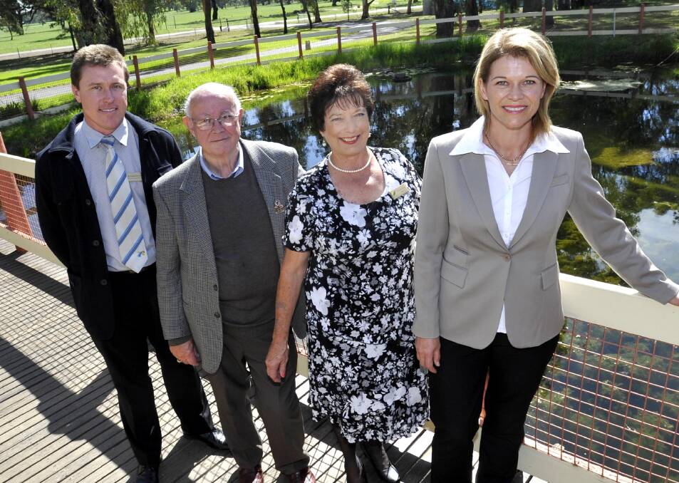 HONOUR: Narrandera councillor Jenny Clarke, (second from right) received an OAM in Queen’s Birthday Honours. Picture: Les Smith