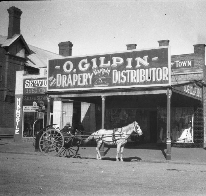 RETAIL: O Gilpins Drapery store in Fitzmaurice Street about 1931. Contact Wagga Wagga and District Historical Society at www.wwdhs.org.au. Picture: Bob Douglas