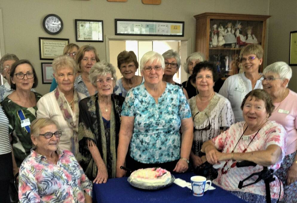 BIRTHDAY: Oura CWA celebrate 31 years of the branch on March 6, including three Life Members, Freda Cook, Elsie Kimball and State Secretary Ann Adams. 