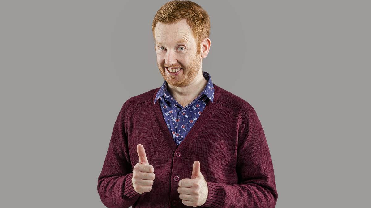 AWKWARD: The ever awkward and funny Luke McGregor is part of Wagga's Comedy Fest line-up.