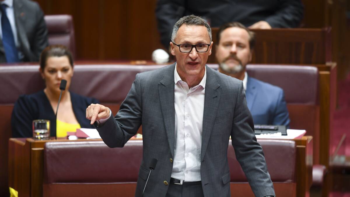 HUMAN RIGHTS: Senator Richard Di Natale, Australian Greens Foreign Affairs spokesperson, said "it always will be my belief that we as a rich, prosperous, generous, compassionate nation have an obligation never to turn away people who seek our help".