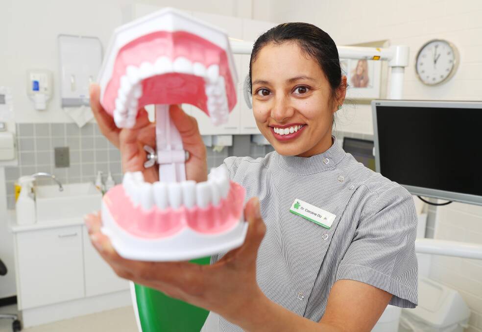 WAGGA SMILE EXPERT: Dr Caroline Dalleh will be taking her expertise as a dentist to Guatemala for a two-week mercy trip. Picture: Kieren Tilly.