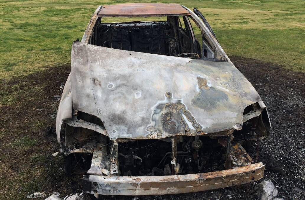 BURN OUT: Police have been disappointed by arson attacks on cars. Picture: Marguerite McKinnon