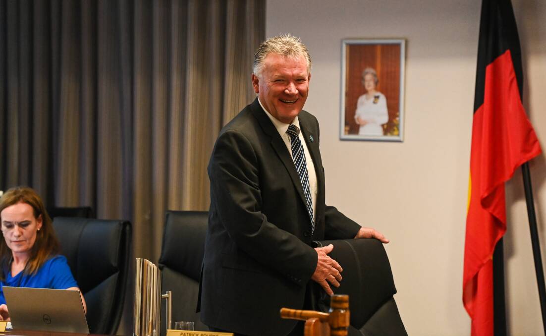 Not giving his seat up yet, Federation mayor Pat Bourke is keen to stay on the council and remain as its leader following this year's election.
