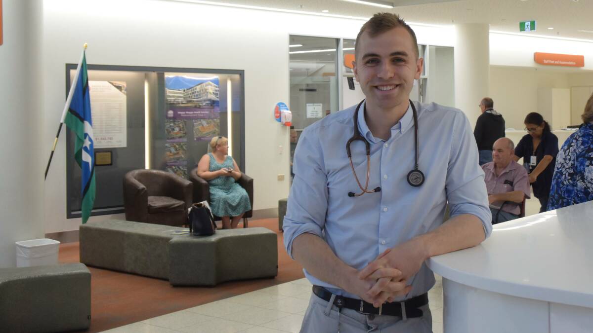 Successful: Wagga doctor Matthew Lennon, who is studying neuroscience, has become the first Tim Fischer John Monash Scholar.