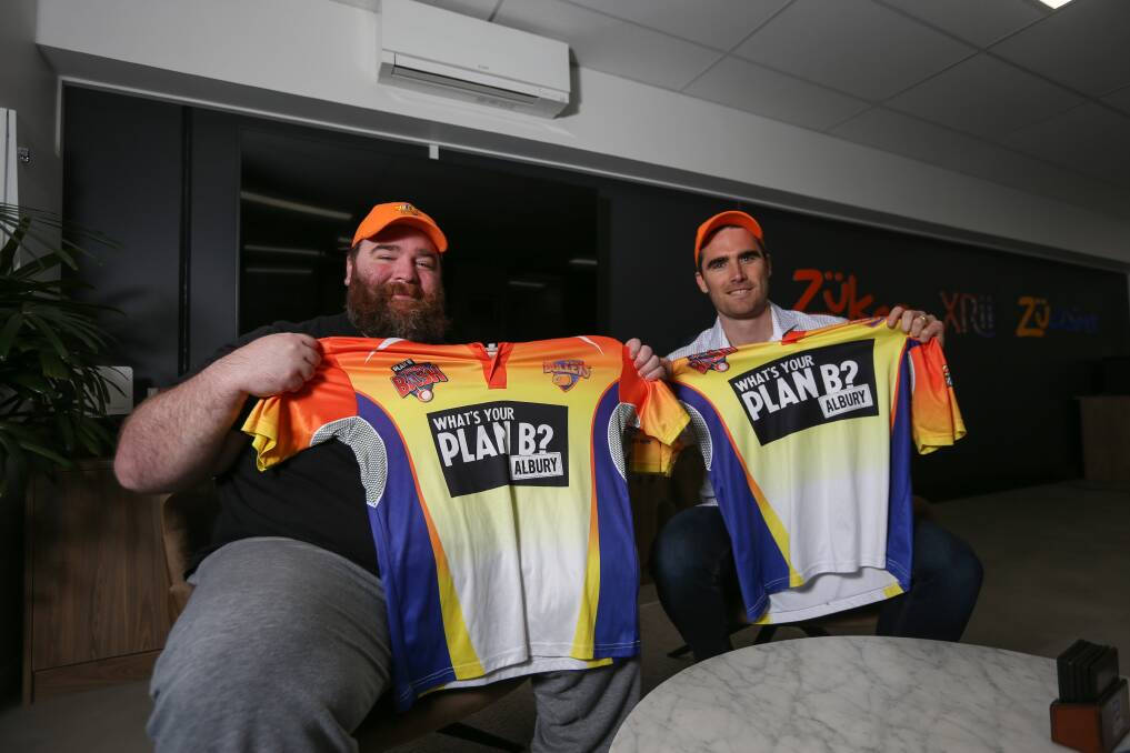 Border Bullets co-coaches Trent Ball (left) and playing all-rounder Liam Scammell will look to guide CAW's team back to the Sydney Cricket Ground.