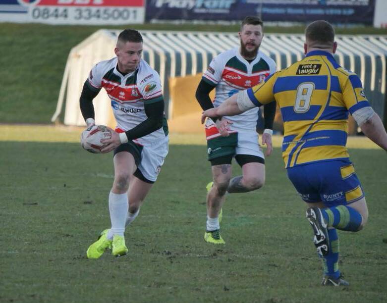 Albury Thunder's new signing Joe Sanderson impressed in stints with Leeds Rhinos Academy and Hunslet. Picture: HUNSLET RLFC 