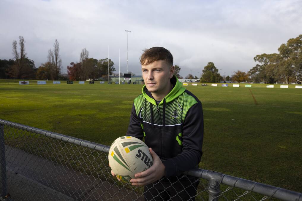 WELCOME: Jack Mallinson has been in Australia only a few days, but the former Leeds Rhinos Academy and Hunslet Hawks' player will face Gundagai. Picture: ASH SMITH