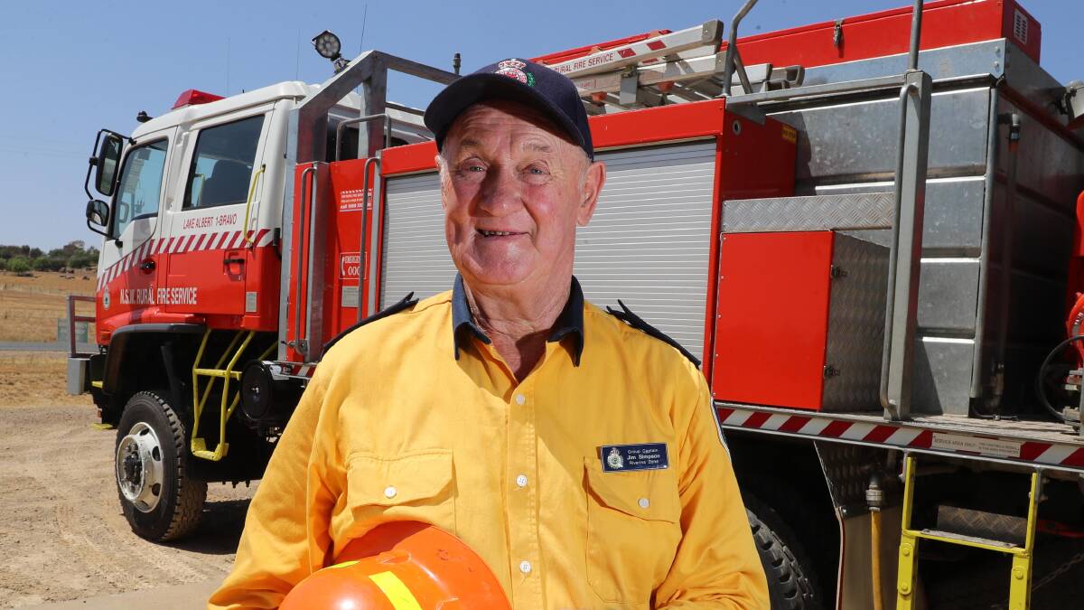 James Simpson, 73, joined the Lake Albert Brigade when he was eight. 