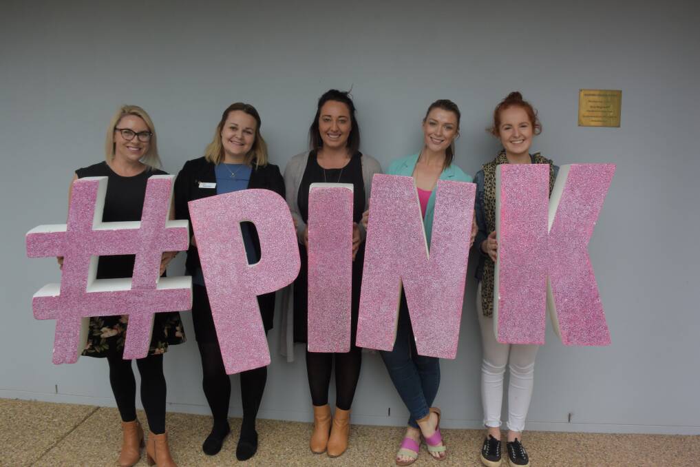 RAISING AWARENESS: Jenny Hand, Maddie Smith, Sam O'Neill, Danielle Jerrick and Molly Hurley encourage Wagga women to get on board. Picture: Annie Lewis