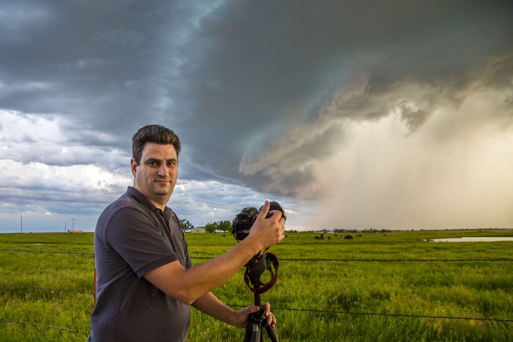 Daniel Shaw has been a weather enthusiast since the age of 11. Picture: Supplied 