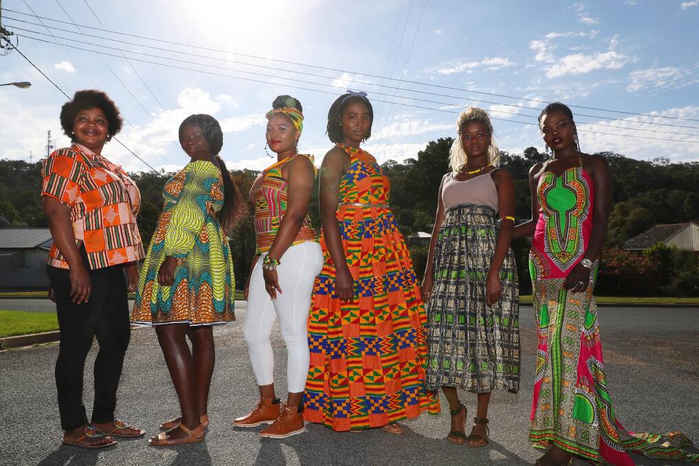 SHOWCASING DIVERSITY: Sally Bundu, Angelina Afful, Patricia Layweh, Nanah Kebe, Isha Kebe and Sara Angilo are ready for this weekend's Miss Wafrica Contest. Picture: Emma Hillier 