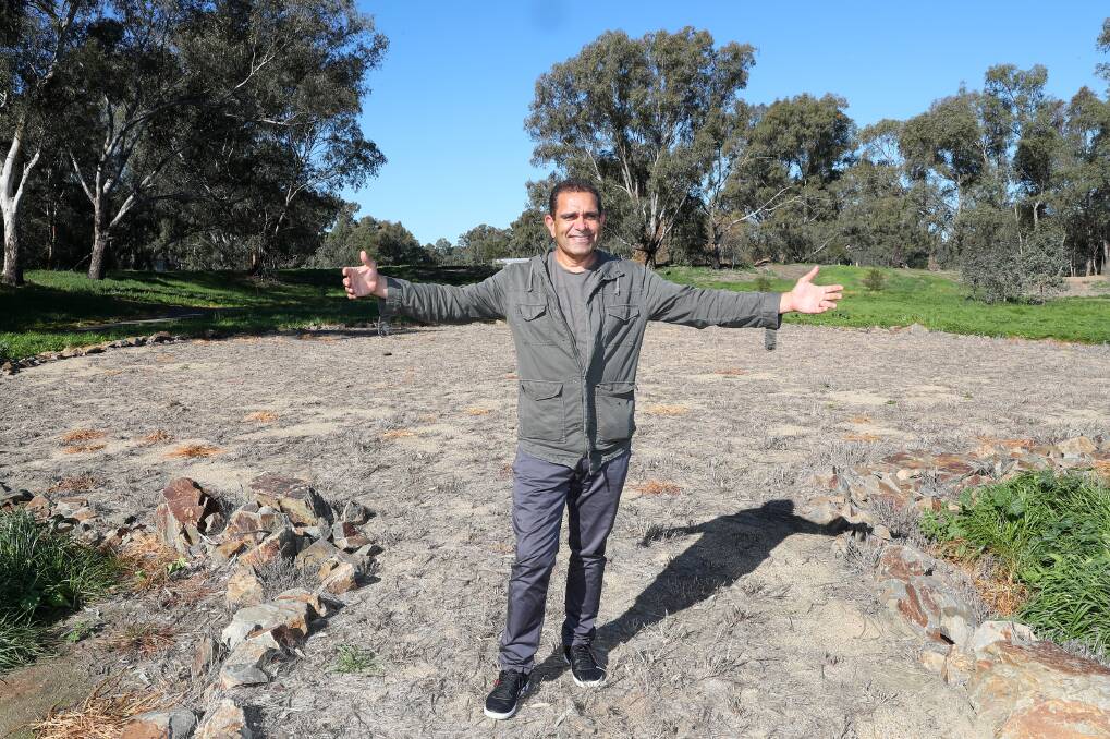 WELCOME ALL: Geoff Simpson says the Corroboree is for anyone who wants to learn about healing the land. Picture: Emma Hillier 