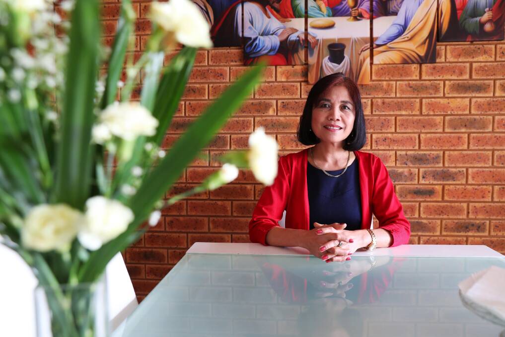 NEW HOME: Bebina Curtis never thought she would leave the Philippines, but that all changed when she met her future husband in 1981. Picture: Emma Hillier 